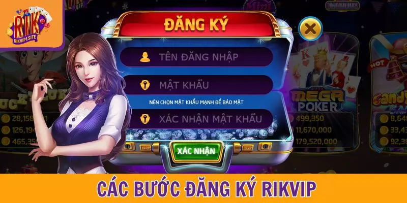 Các bước đăng ký RIKVIP